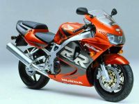 Honda CBR 919RR 1998 - Orange/Graue Version - Tankaufkleber